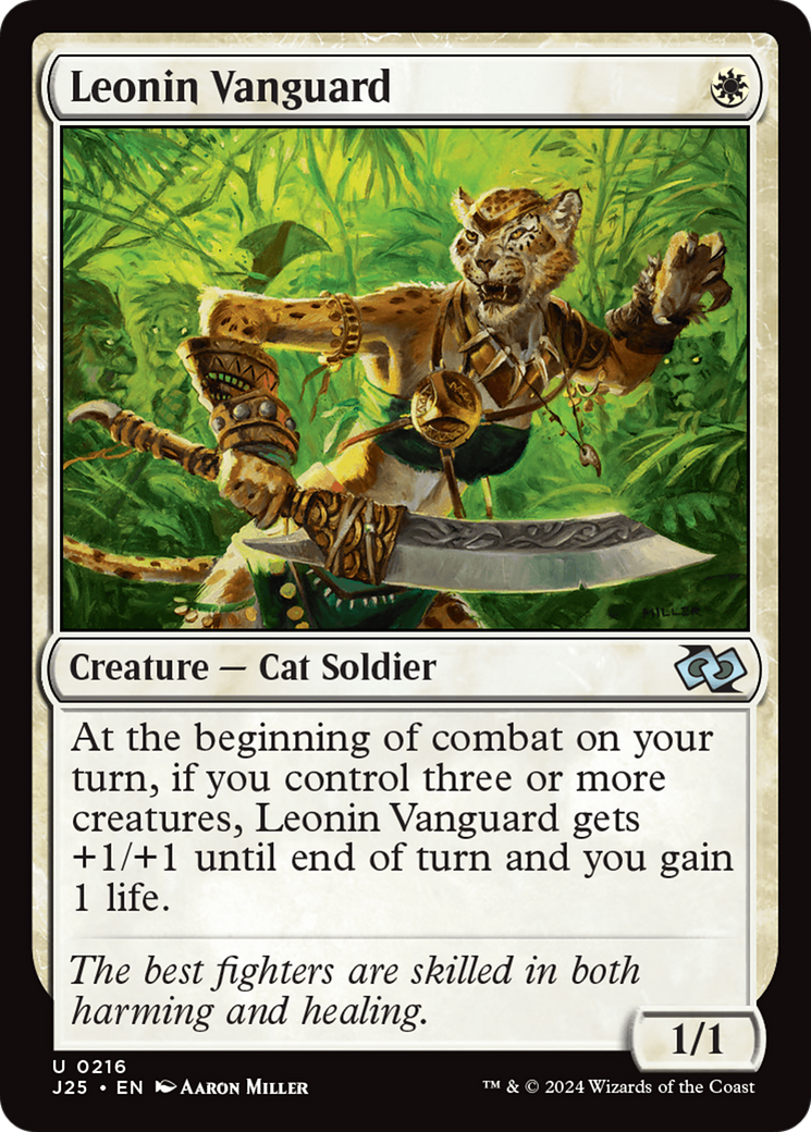 Leonin Vanguard (J25-216) [Foundations Jumpstart]
