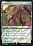 Bone Sabres (Surge Foil) (40K-088) [Warhammer 40,000 Commander] Foil