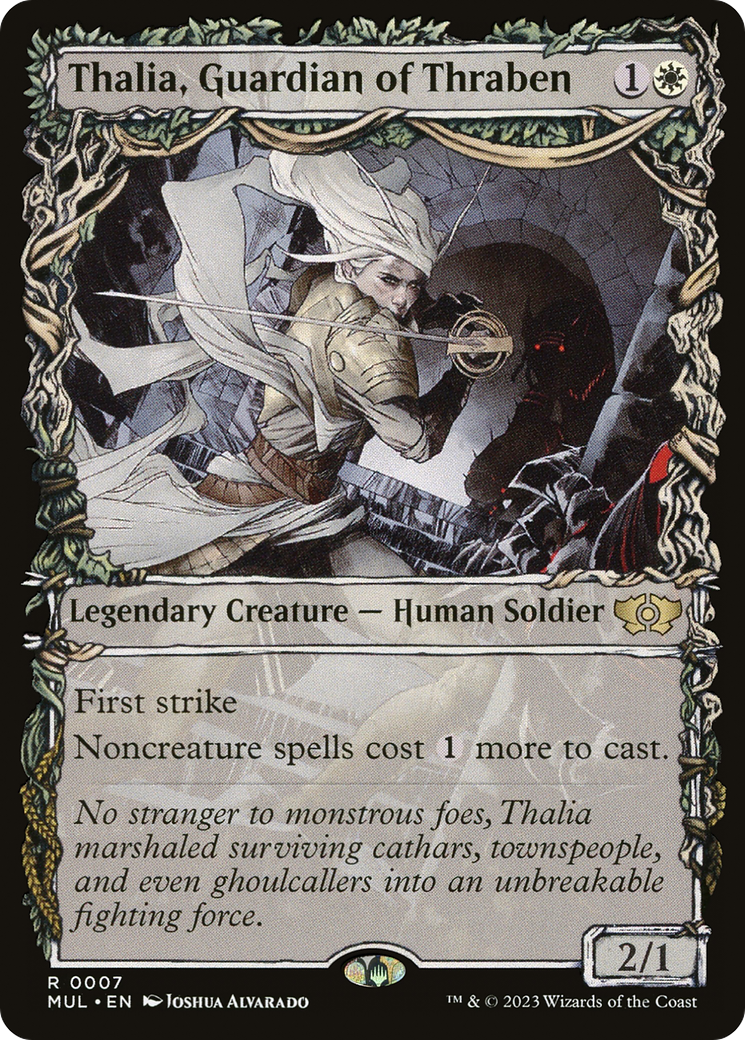 Thalia, Guardian of Thraben (MUL-007) [Multiverse Legends]: (Showcase) Foil