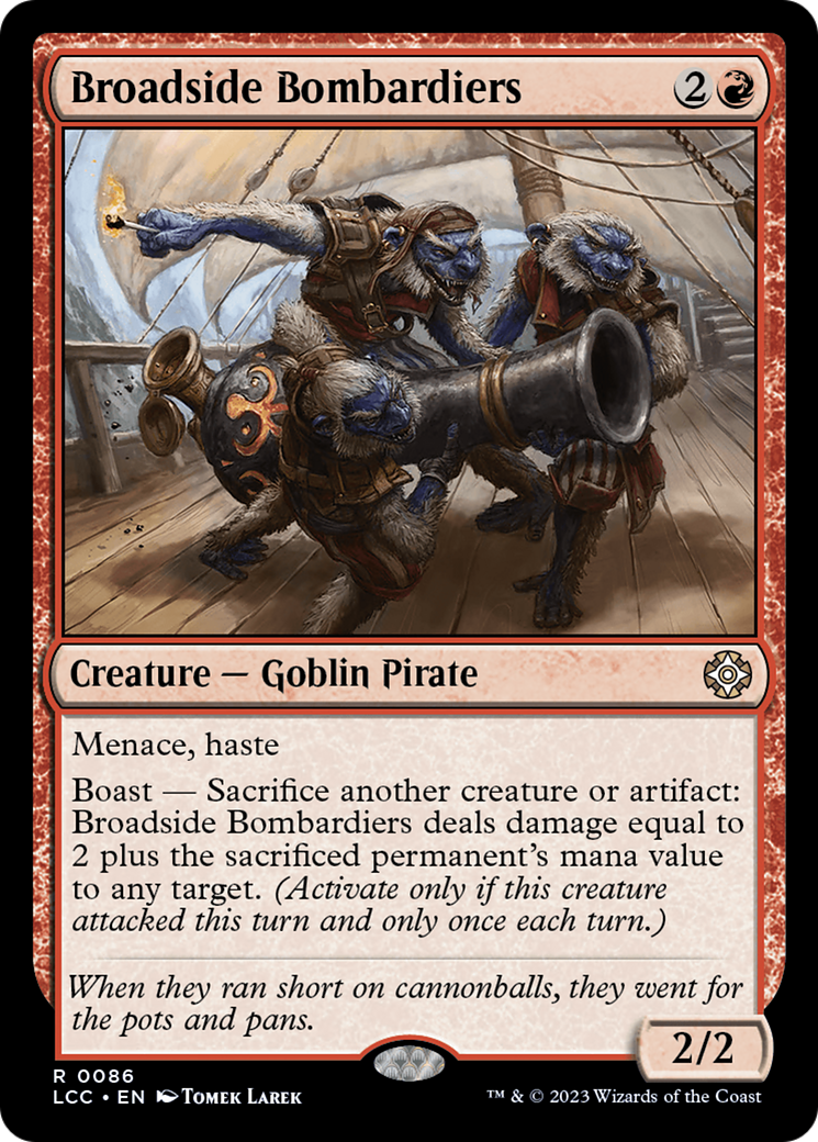 Broadside Bombardiers (LCC-086) [The Lost Caverns of Ixalan Commander]