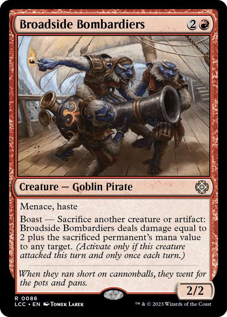 Broadside Bombardiers (LCC-086) [The Lost Caverns of Ixalan Commander]