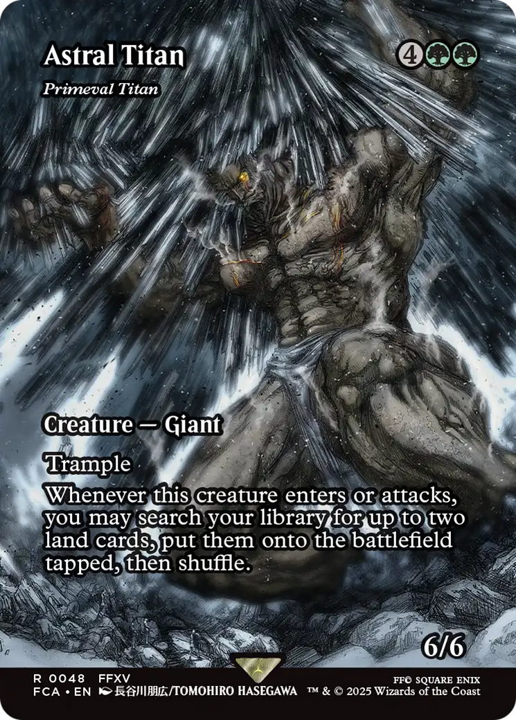 Astral Titan - Primeval Titan (Showcase) (FCA-048) [FINAL FANTASY: Through the Ages] / Astral Titan (Borderless)