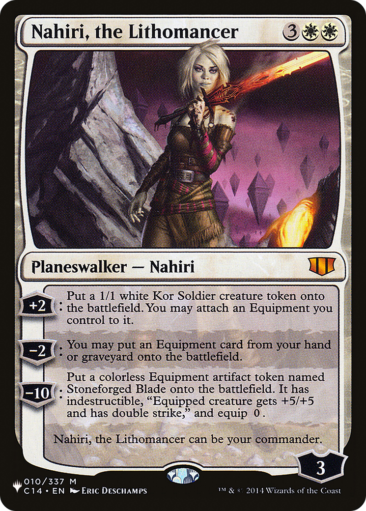 Nahiri, the Lithomancer (LIST-C14-10) [The List]