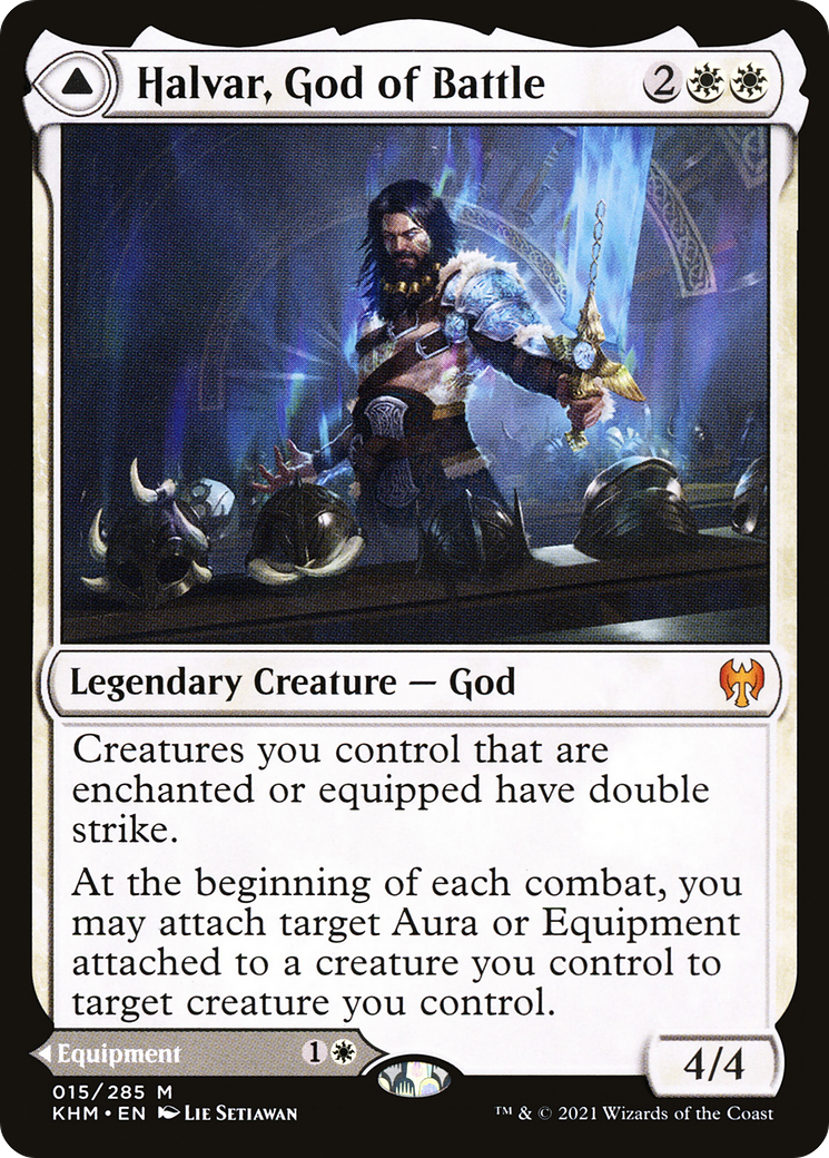 Halvar, God of Battle (KHM-015) [Kaldheim]
