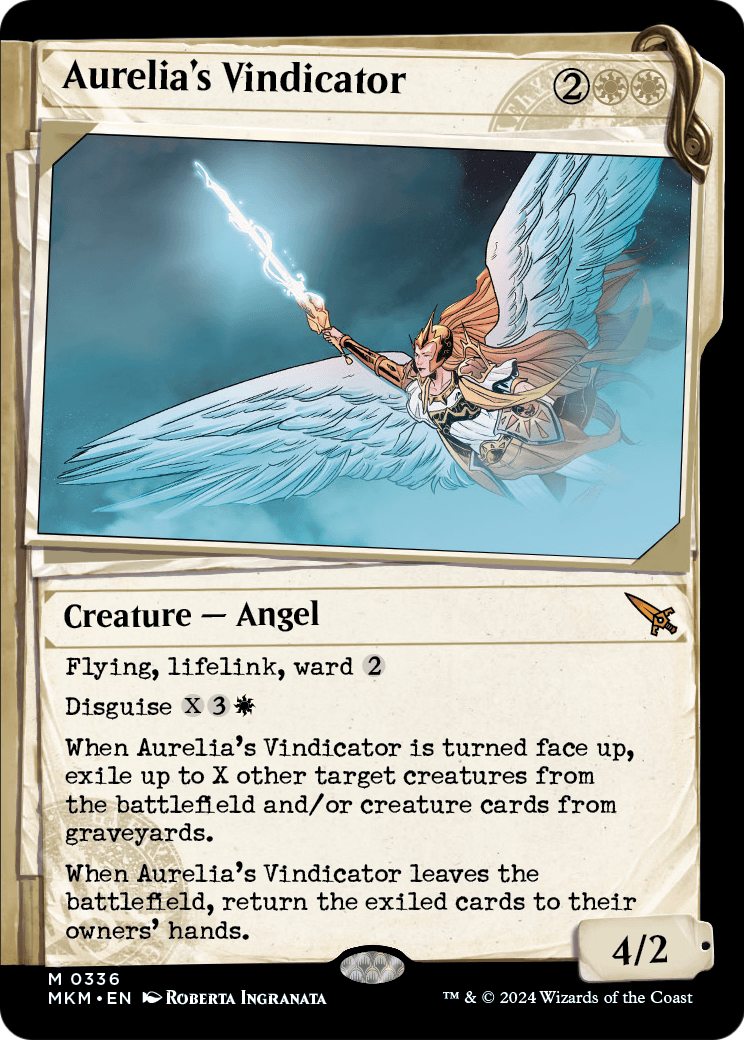 Aurelia's Vindicator (Showcase) (MKM-336) [Murders at Karlov Manor] Foil