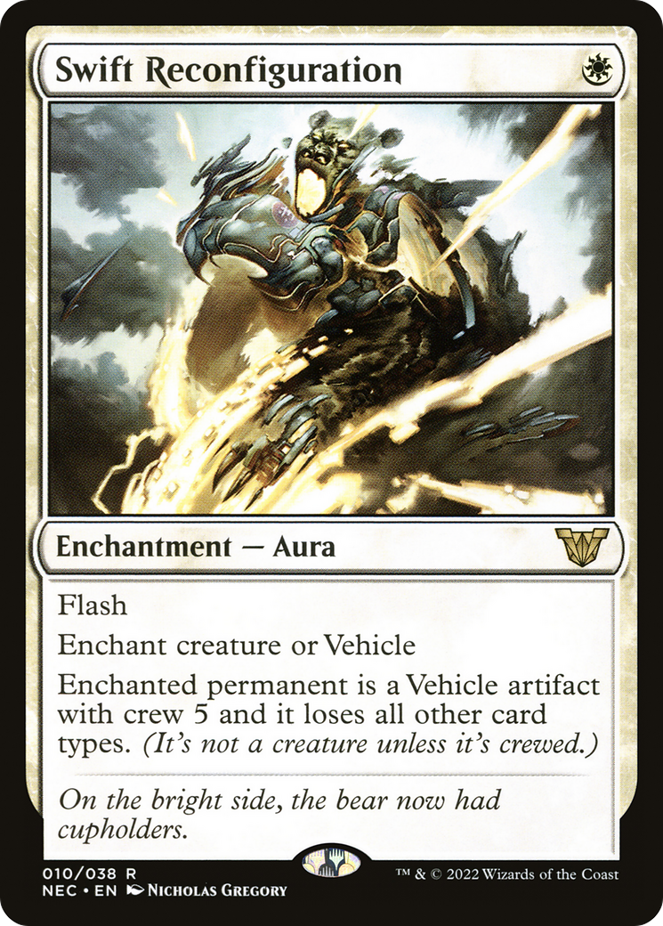 Swift Reconfiguration (NEC-010) [Neon Dynasty Commander]