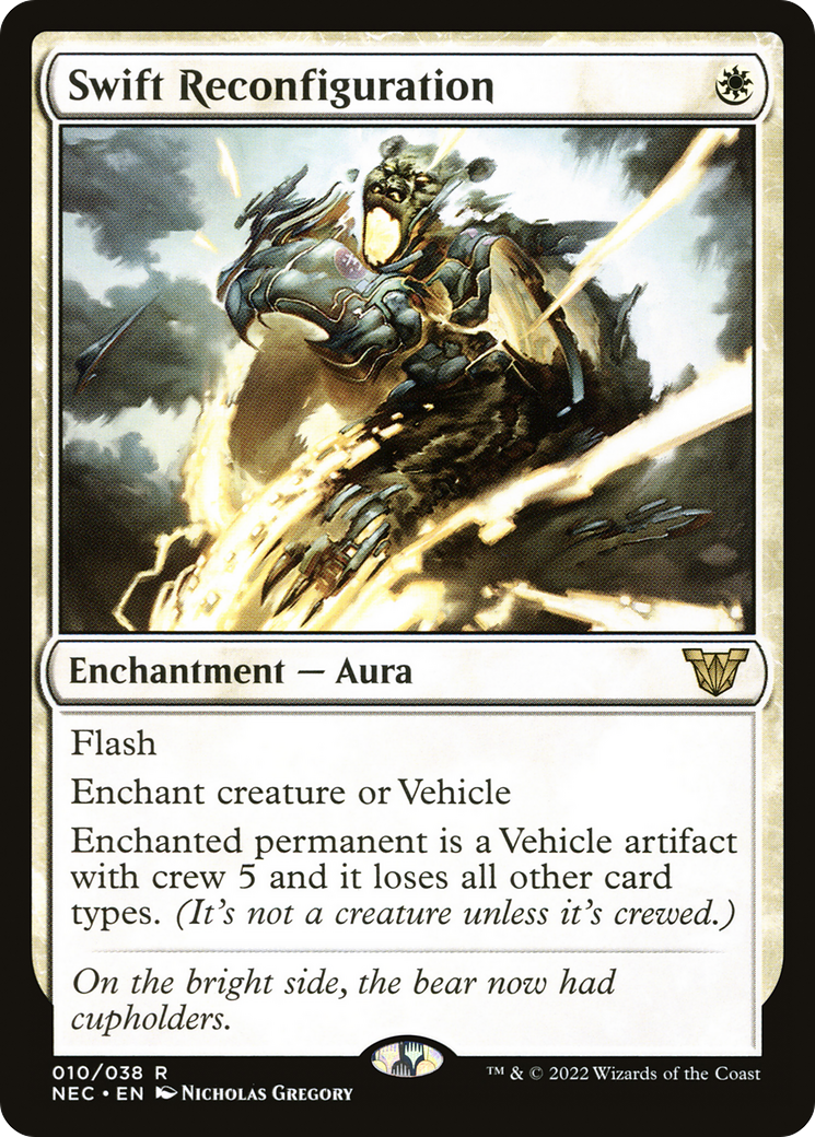 Swift Reconfiguration (NEC-010) [Neon Dynasty Commander]
