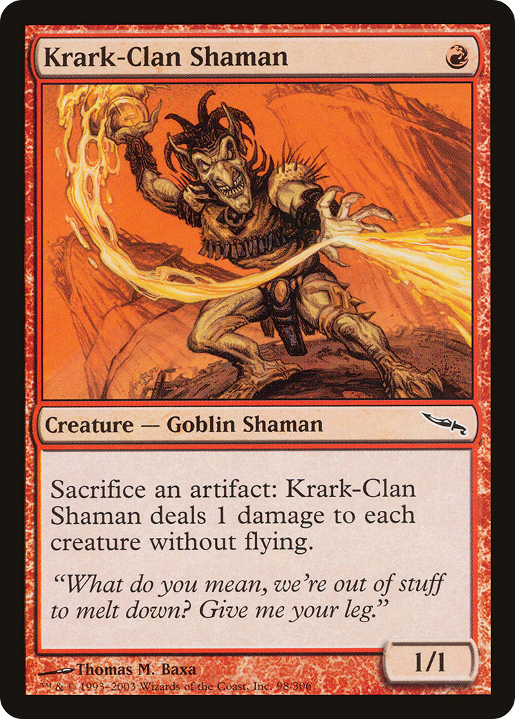 Krark-Clan Shaman (MRD-098) [Mirrodin] Foil