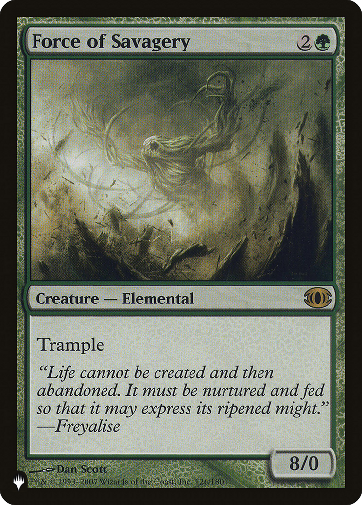 Force of Savagery (LIST-FUT-126) [The List]