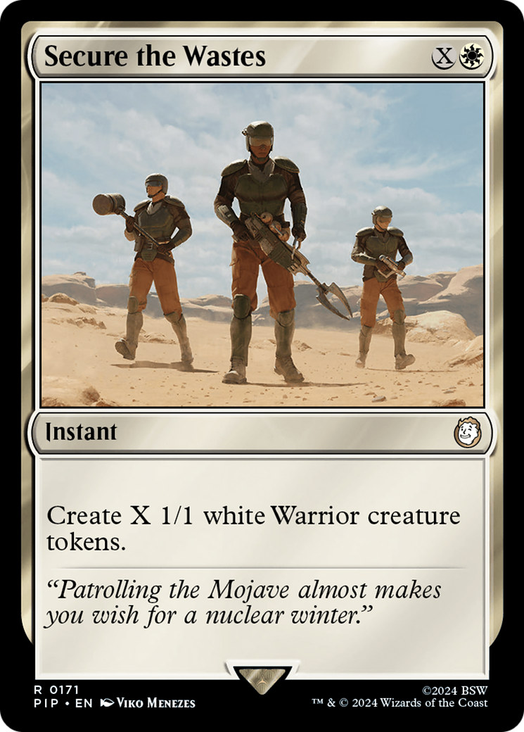 Secure the Wastes (PIP-171) [Fallout]