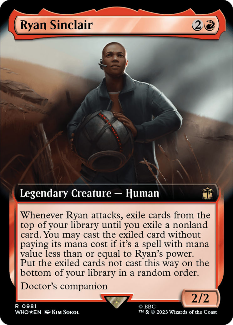 Ryan Sinclair (WHO-981) [Doctor Who]: (Extended Art) Foil