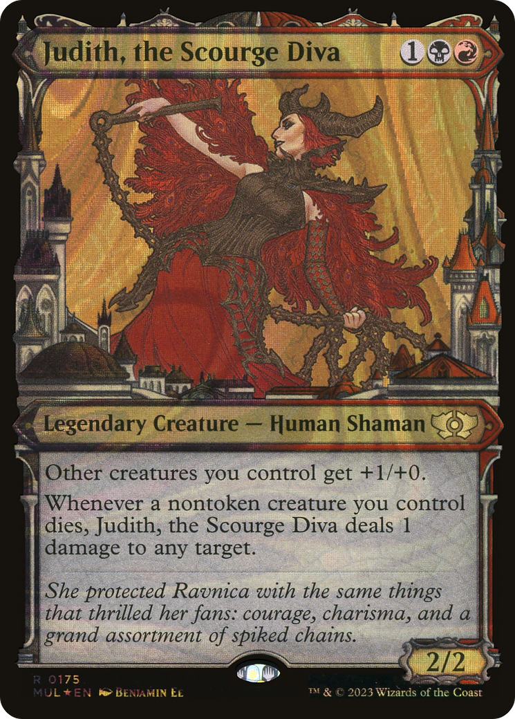 Judith, the Scourge Diva (MUL-175) [Multiverse Legends]: (Showcase) Foil