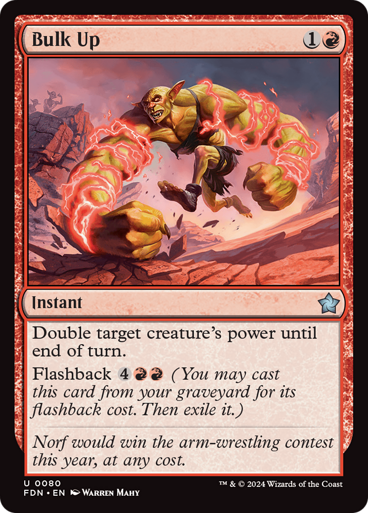 Bulk Up (FDN-080) [Foundations] Foil