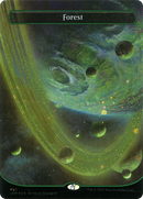 Forest (UNF-495) (Borderless) (Galaxy Foil) [Unfinity] Foil