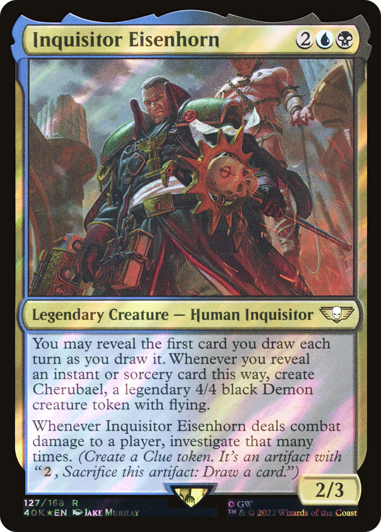 Inquisitor Eisenhorn (40K-127★) [Warhammer 40,000 Commander] Foil