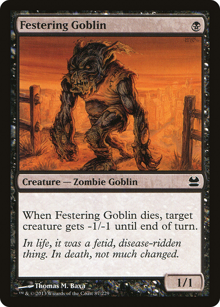 Festering Goblin (MMA-087) [Modern Masters]