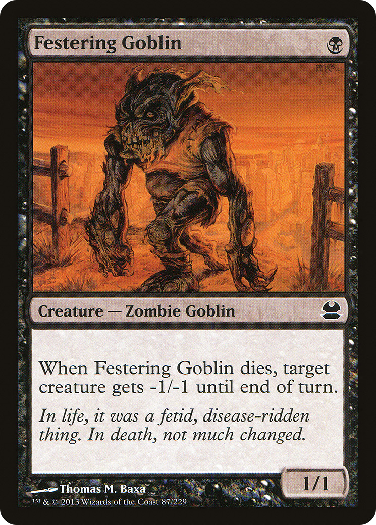 Festering Goblin (MMA-087) [Modern Masters] Foil