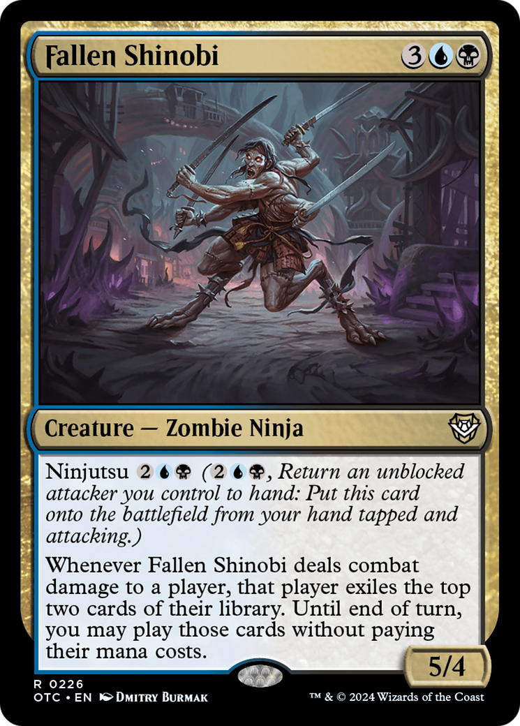Fallen Shinobi (OTC-226) [Outlaws of Thunder Junction Commander]