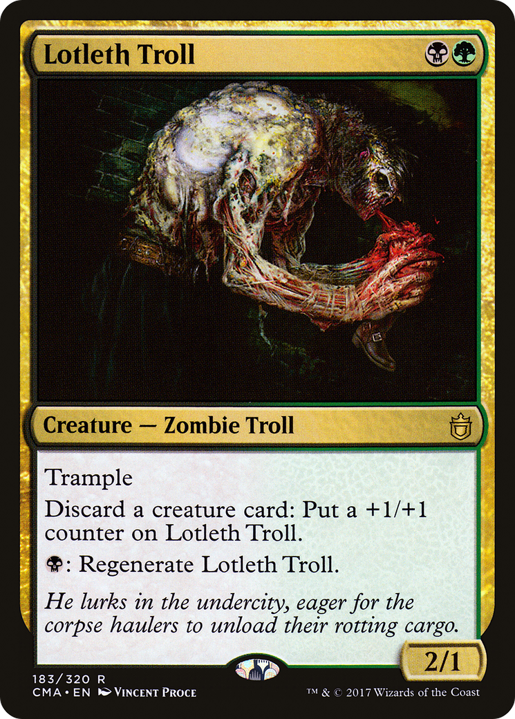 Lotleth Troll (CMA-183) [Commander Anthology]