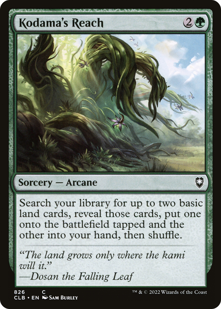 Kodama's Reach (CLB-826) [Commander Legends: Battle for Baldur's Gate]