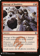 Barrage of Boulders (LIST-KTK-100) [The List]