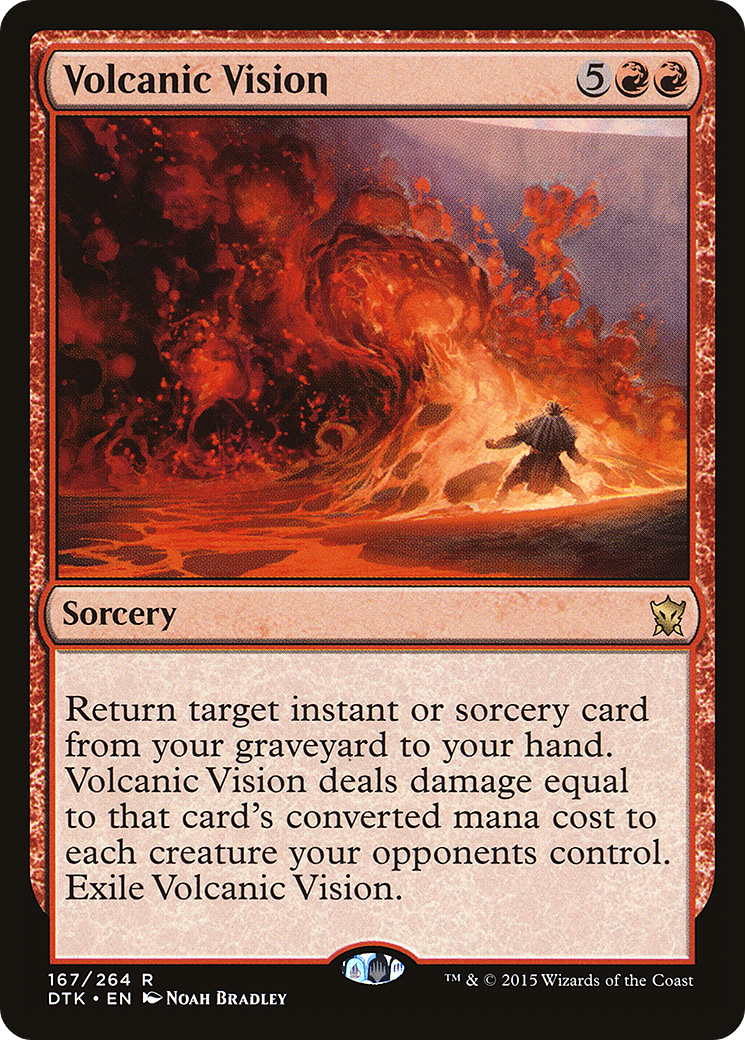 Volcanic Vision (DTK-167) [Dragons of Tarkir]