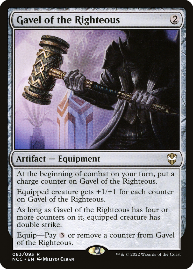 Gavel of the Righteous (NCC-083) [New Capenna Commander]