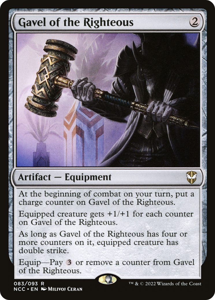 Gavel of the Righteous (NCC-083) [New Capenna Commander]