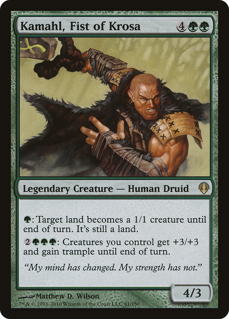 Kamahl, Fist of Krosa (ARC-061) [Archenemy]