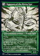 Jugan Defends the Temple // Remnant of the Rising Star (NEO-359) [Kamigawa: Neon Dynasty]: (Showcase, fandfc) Foil