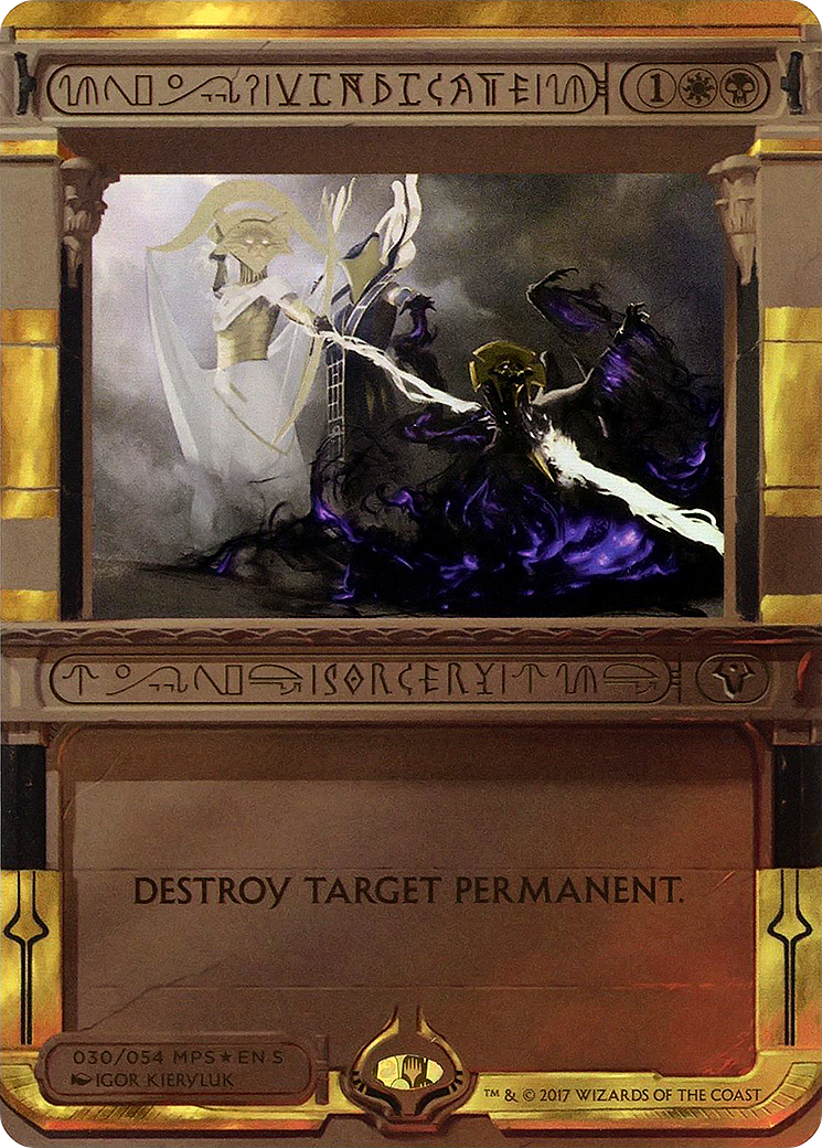Vindicate (MPS2-030) [Amonkhet Invocations] (Borderless) Foil