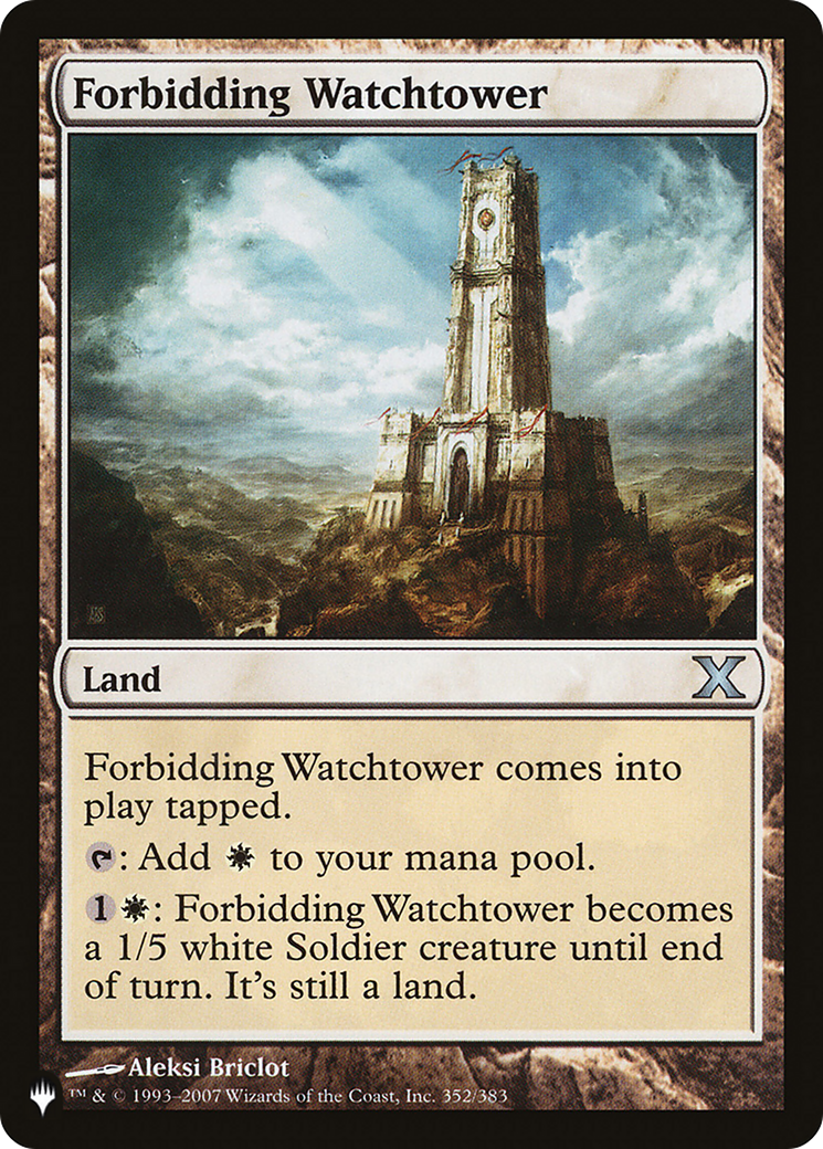 Forbidding Watchtower (LIST-10E-352) [The List]