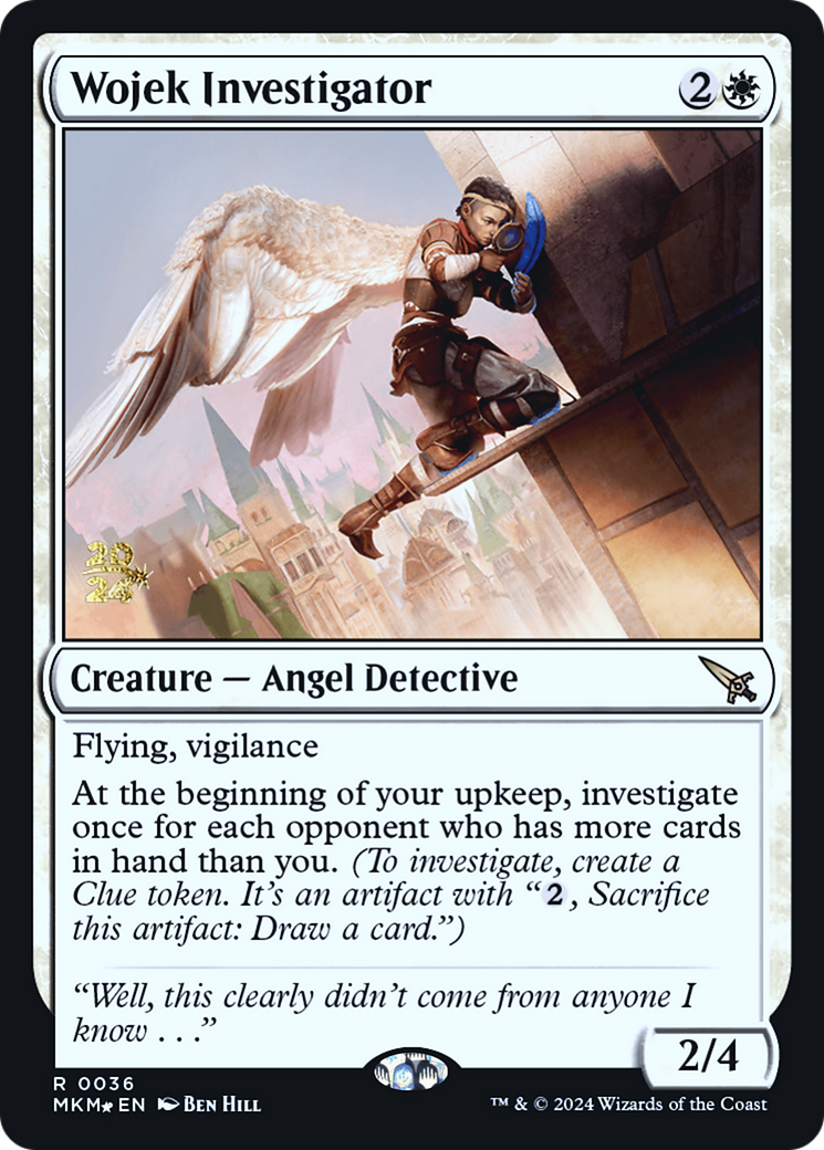 Wojek Investigator (PRE-36S) [Murders at Karlov Manor Promos] Foil