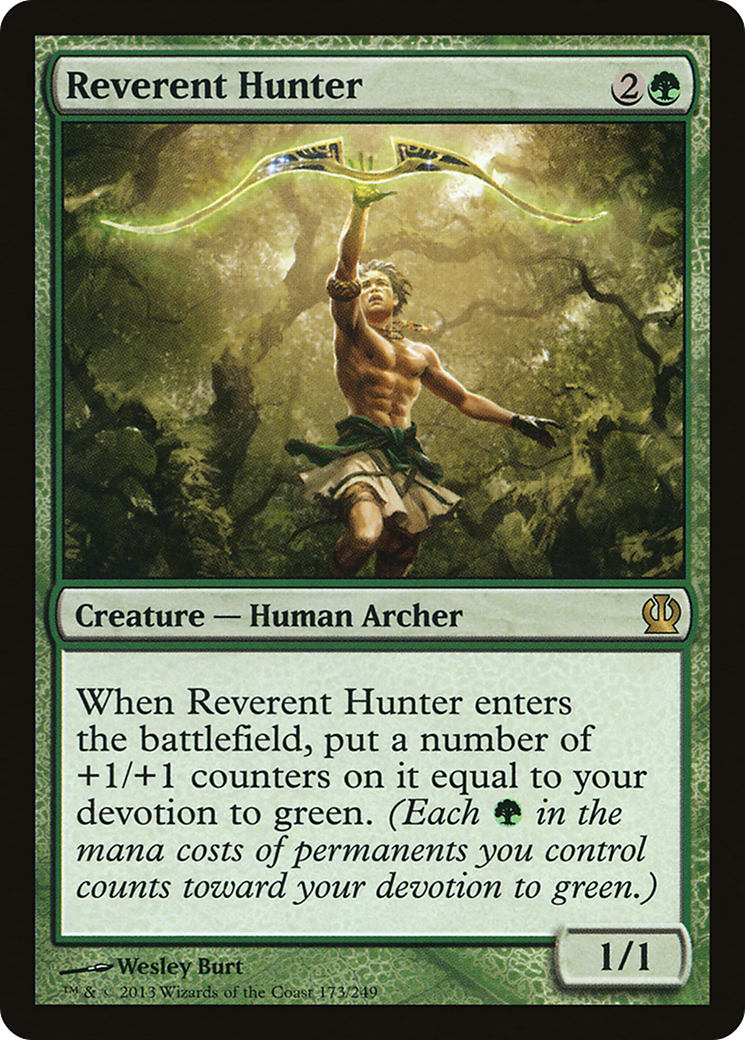 Reverent Hunter (THS-173) [Theros]