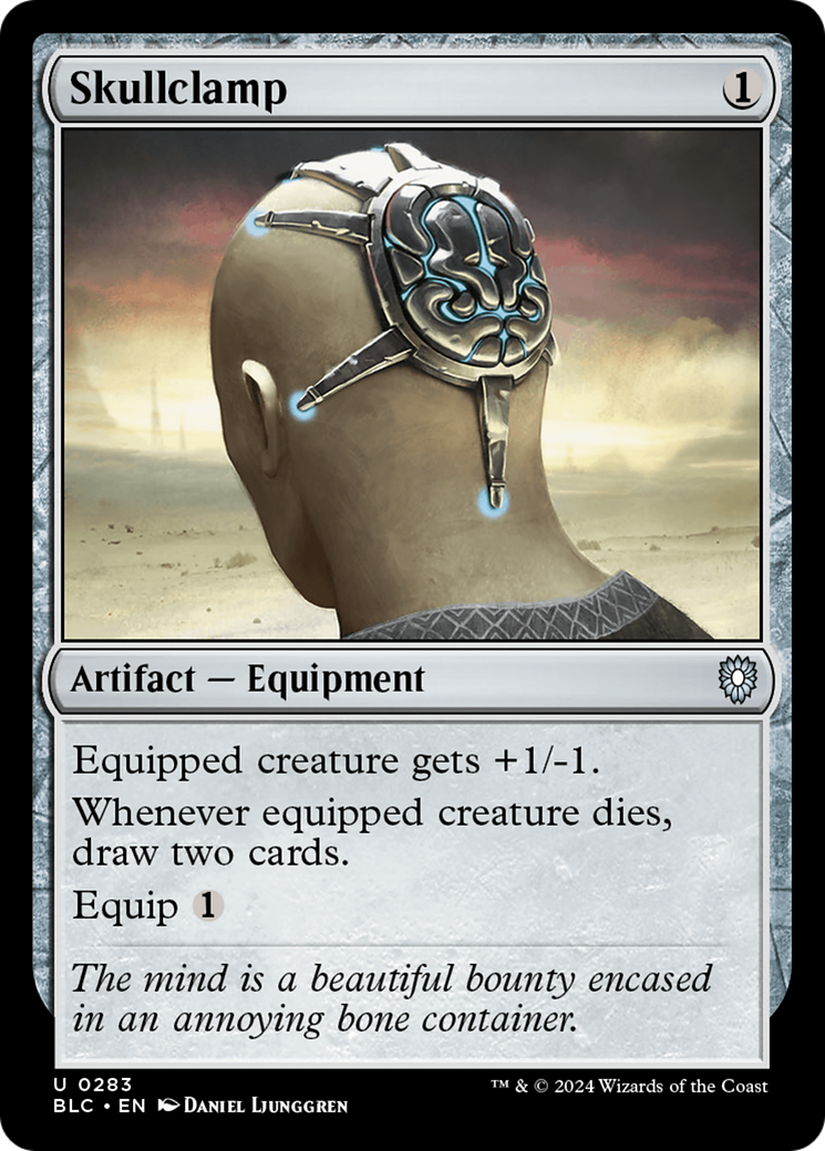 Skullclamp (BLC-283) [Bloomburrow Commander]