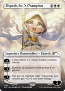 Elspeth, Sun's Champion (Borderless) (SLD-1140) (Borderless) [Secret Lair Drop]