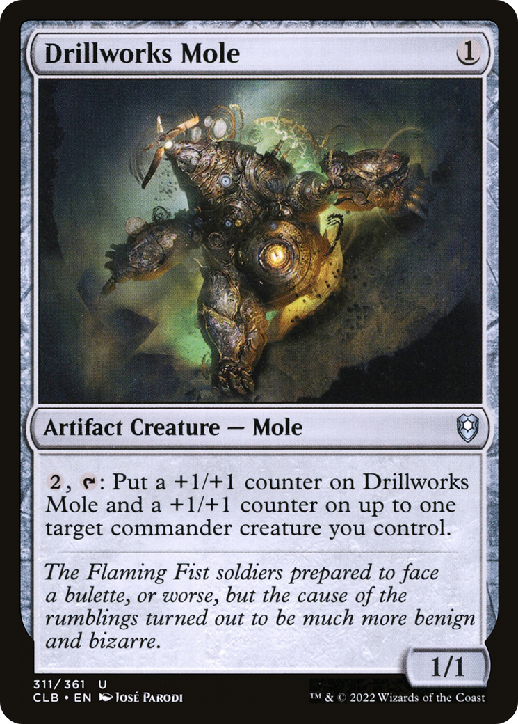 Drillworks Mole (CLB-311) [Commander Legends: Battle for Baldur's Gate]