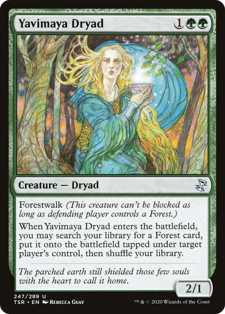 Yavimaya Dryad (TSR-247) [Time Spiral Remastered]