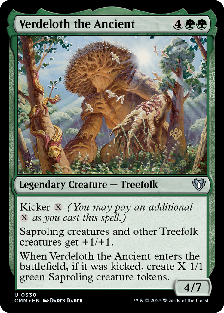 Verdeloth the Ancient (CMM-330) [Commander Masters] Foil