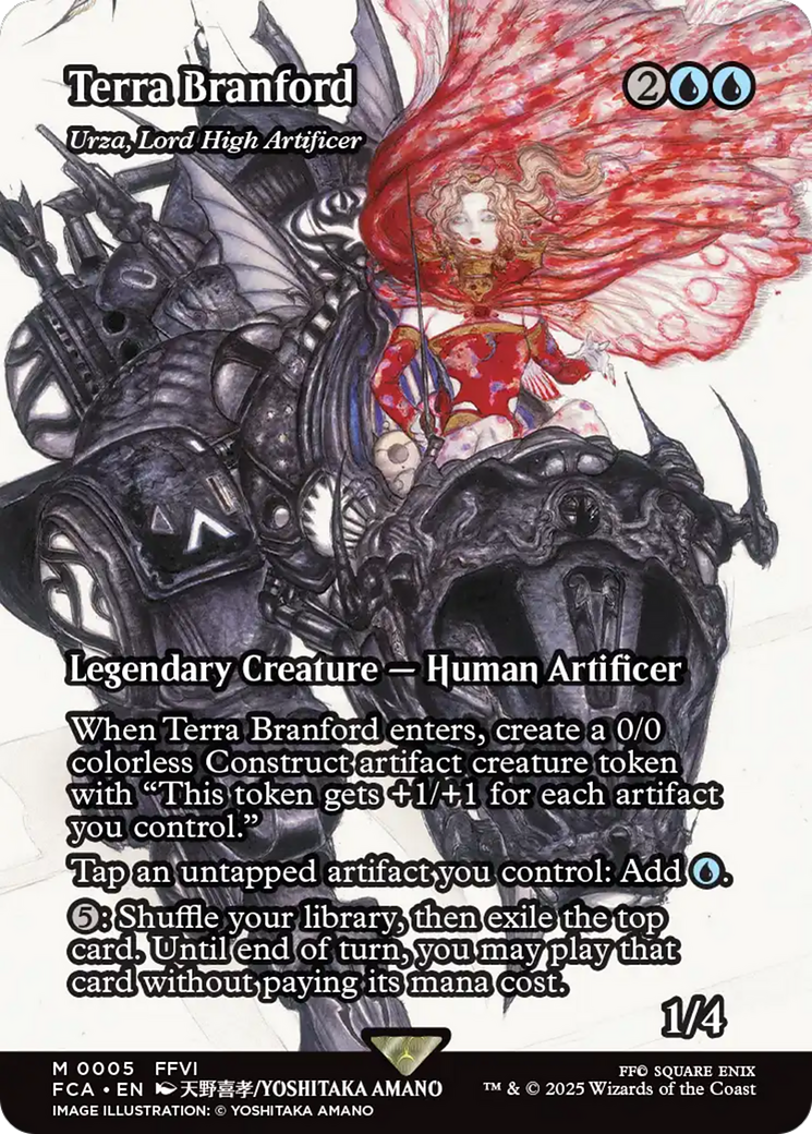 Terra Branford - Urza, Lord High Artificer (Showcase) (FCA-005) [FINAL FANTASY: Through the Ages] / Terra Branford (Borderless)