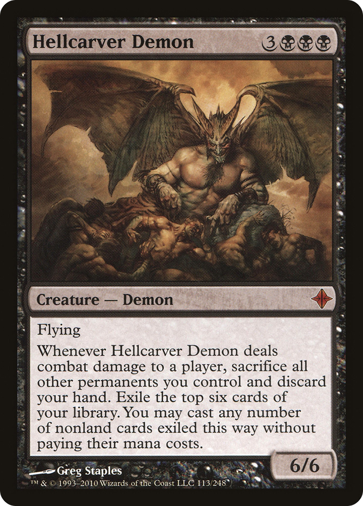 Hellcarver Demon (ROE-113) [Rise of the Eldrazi]