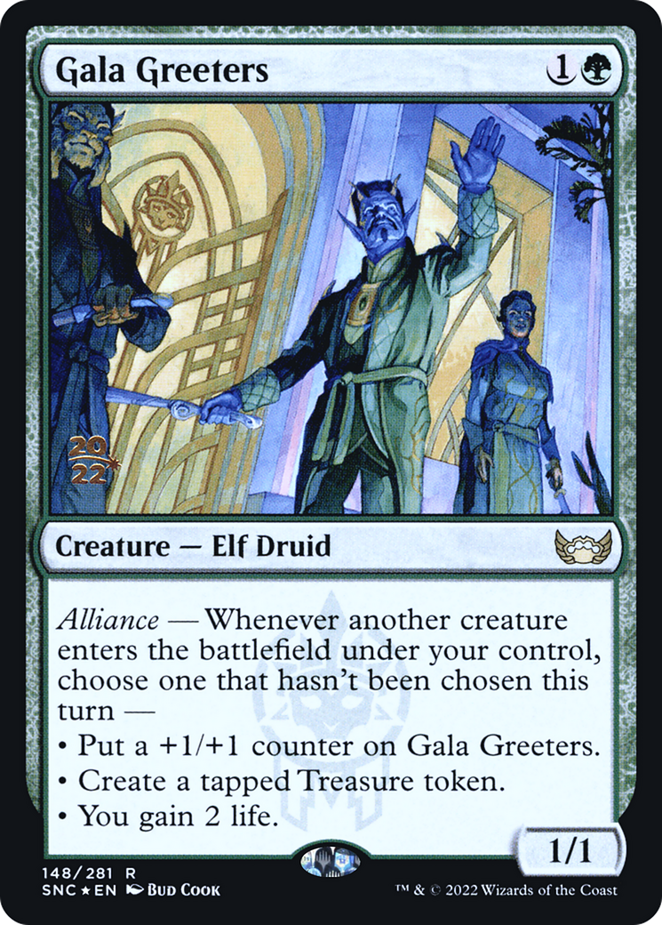 Gala Greeters (PRE-148) [Streets of New Capenna Promos] Foil