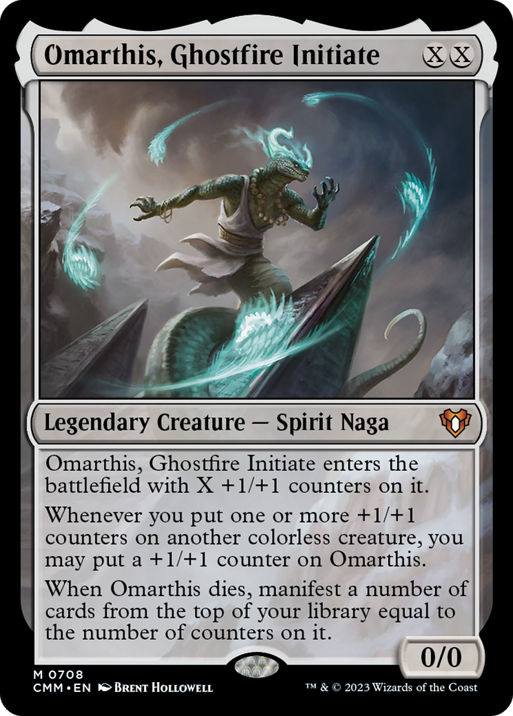 Omarthis, Ghostfire Initiate (CMM-708) [Commander Masters] Foil