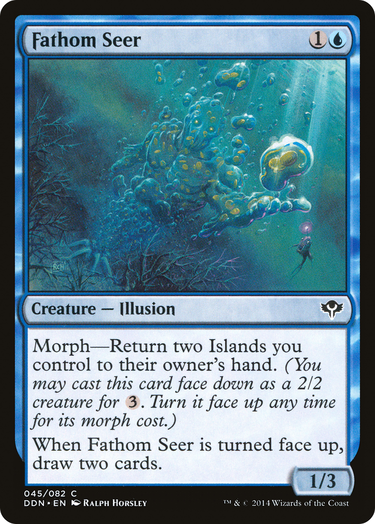 Fathom Seer (DDN-045) [Duel Decks: Speed vs. Cunning]