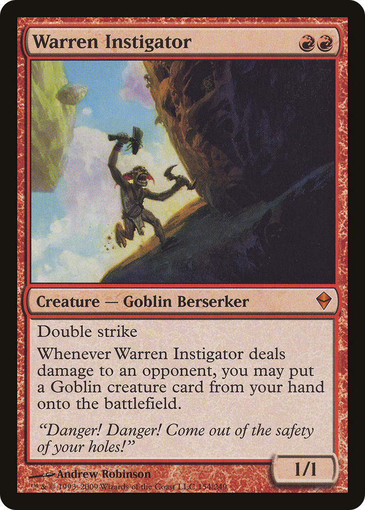 Warren Instigator (ZEN-154) [Zendikar] Foil