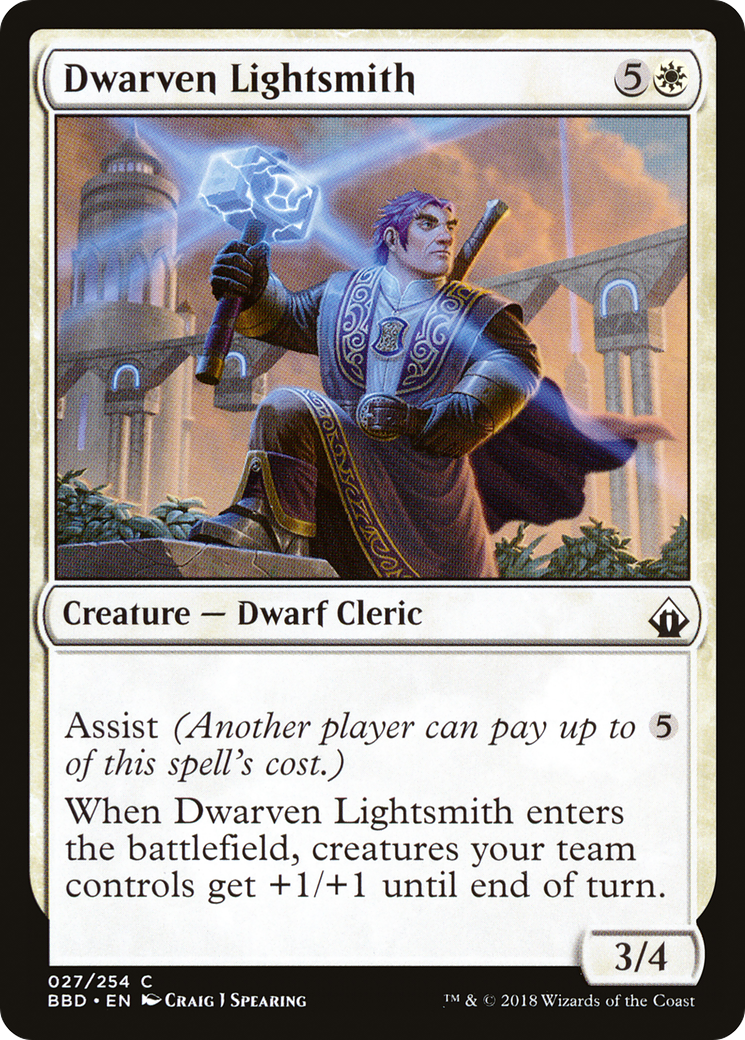 Dwarven Lightsmith (BBD-027) [Battlebond] Foil