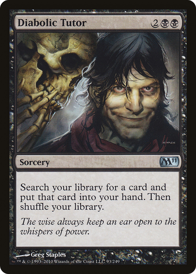 Diabolic Tutor (M11-093) [Magic 2011]