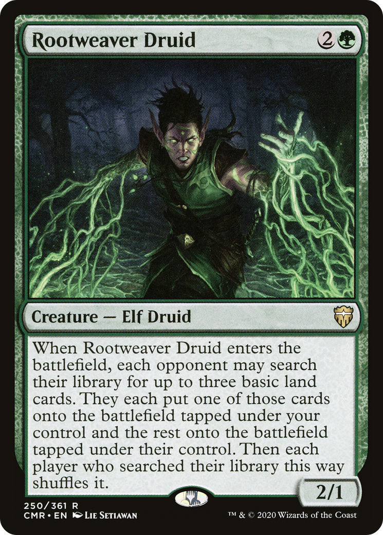 Rootweaver Druid (CMR-250) [Commander Legends]