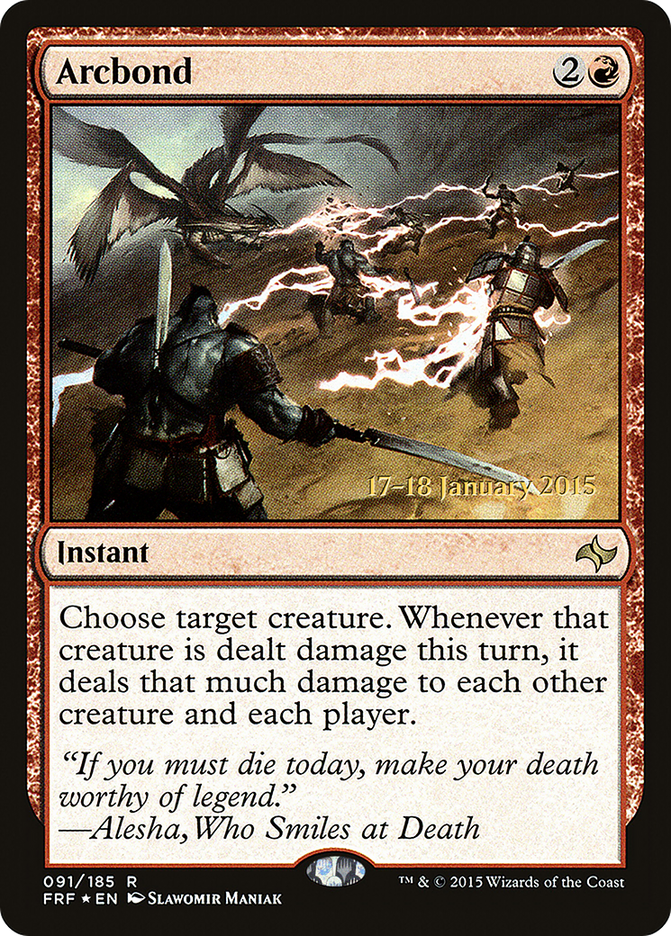 Arcbond (PRE-91S) [Fate Reforged Promos] Foil