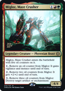 Migloz, Maze Crusher (PRE-210S) [Phyrexia: All Will Be One Promos] Foil